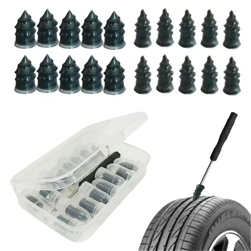 Car Tire Repair Rubber Nails Motorcycle Vacuum Tires Repair Rubber Nail for Motorcycle Rubber Tire Puncture Repair Accessories
