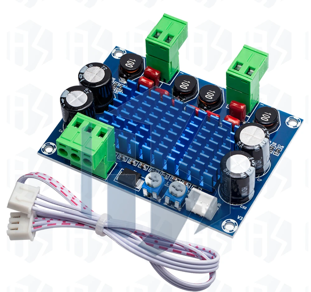 1 ~ 3PCS EGBO High Power Digital HIFI Power Verstärker Bord 2*120W XH-M572 TPA3116D2 Chassis gewidmet Plug-in Eingang 5V 24V 28V – Detail 30
