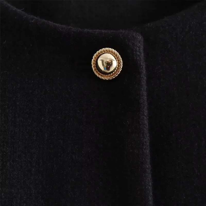Cropped Button Jacket Image 6