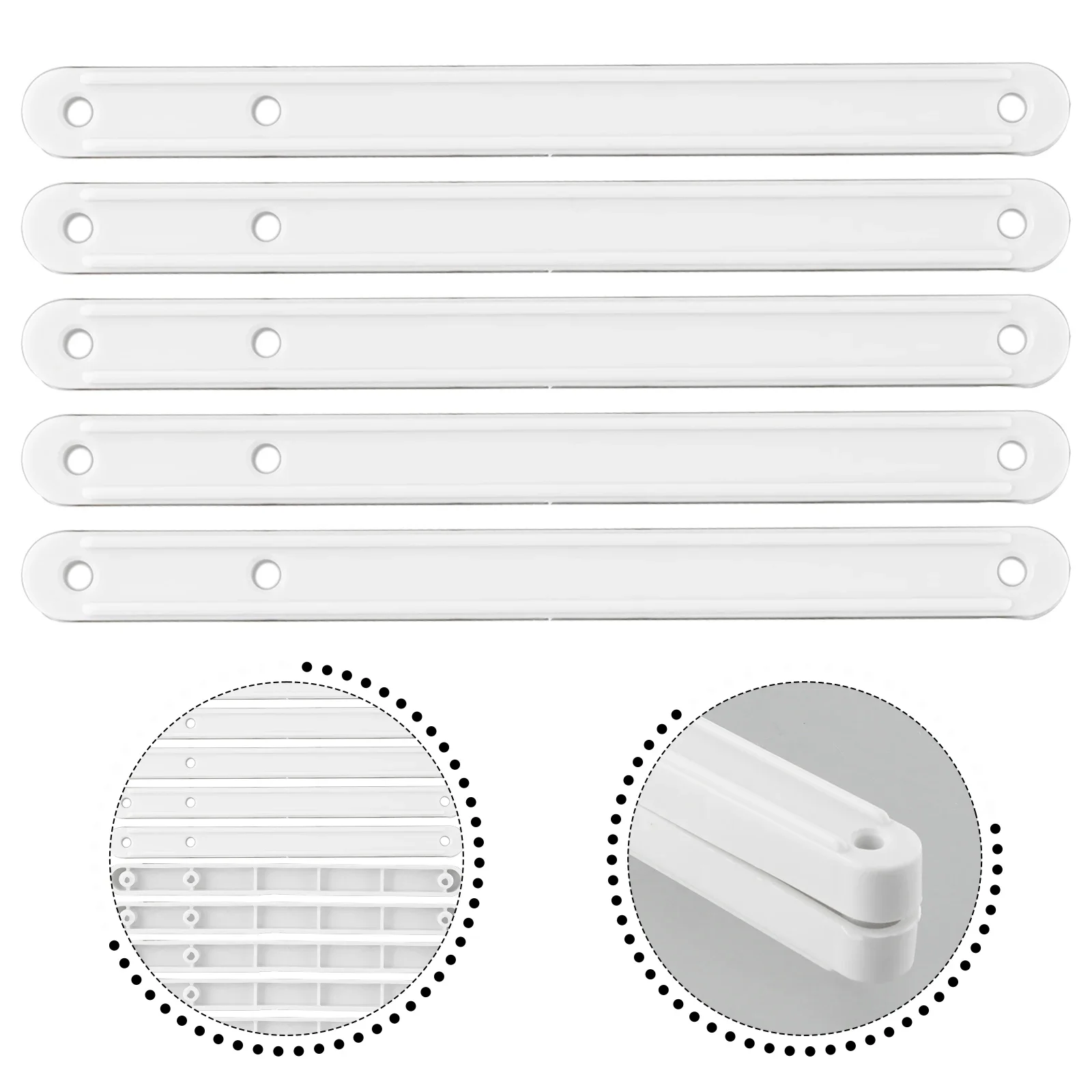 10pcs 180/235/298mm Slide Rails Drawering Runners Drawers Plastic Replacements Excellent Service Life