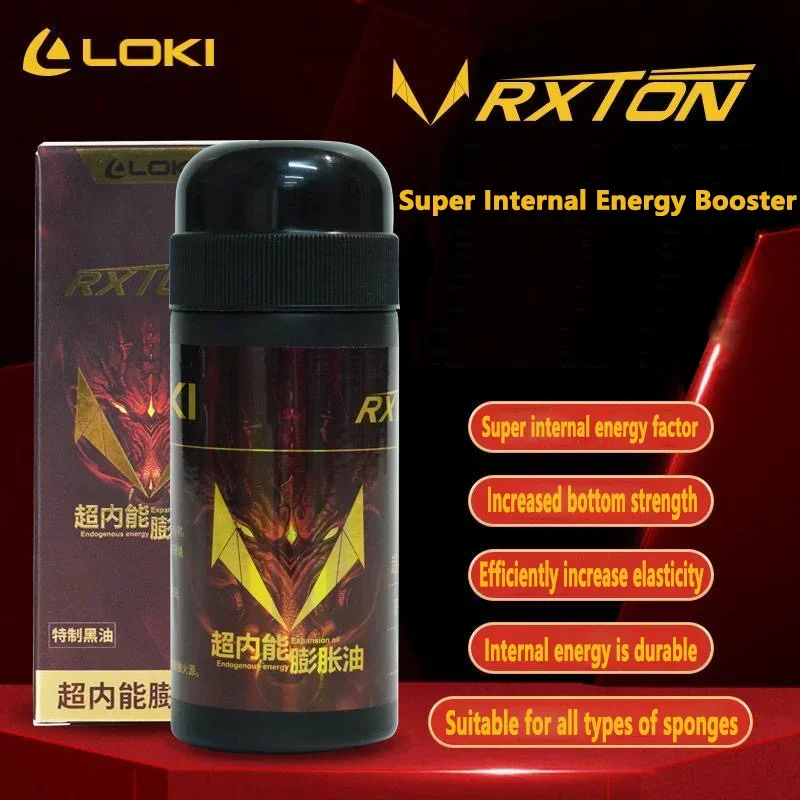 Original LOKI Rxton Special Table Tennis Booster Performance Ping Pong Solubility Bond Oil VOC Tune Glue Black Oil 100ml table tennis bond oil,table tennis glue