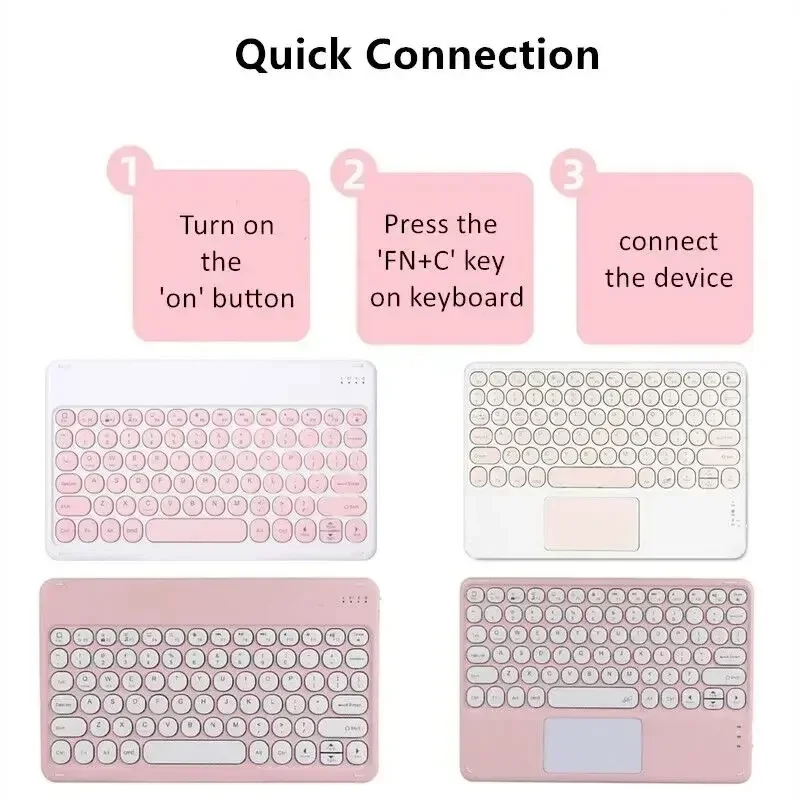 Premium Keyboard Case with Pencil Holder - Magnetic Protective Cover