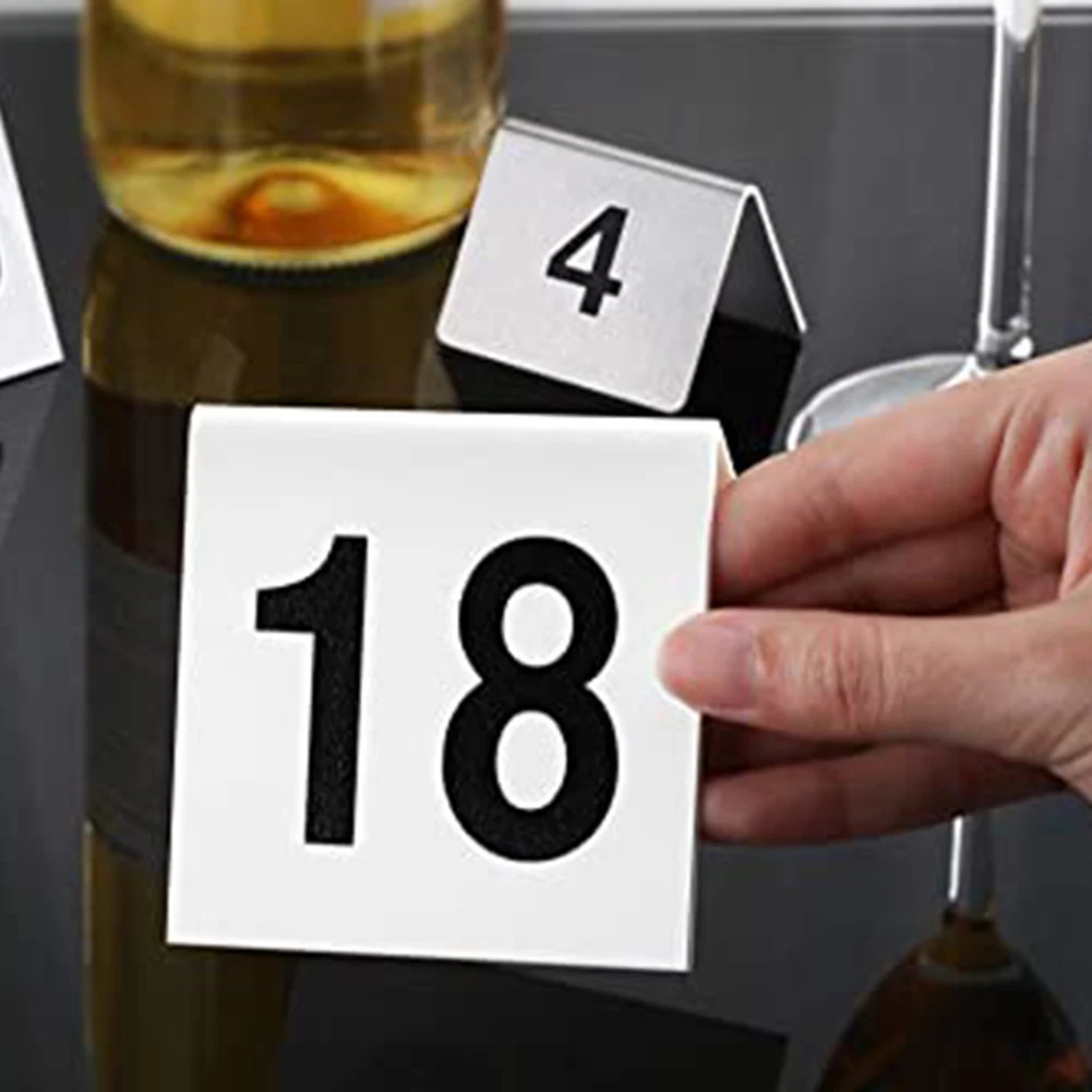 Acrylic Table Tent Sign Table Number Signs 1-20 Acrylic Number For Wedding Roman Numerals Signs