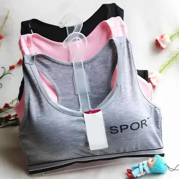 1 Pcs New Teenagers Student Lingerie Brassiere Sport Maiden Girl Comfy Underwear Bra Teen Top Bras Sportswear Accessories 1