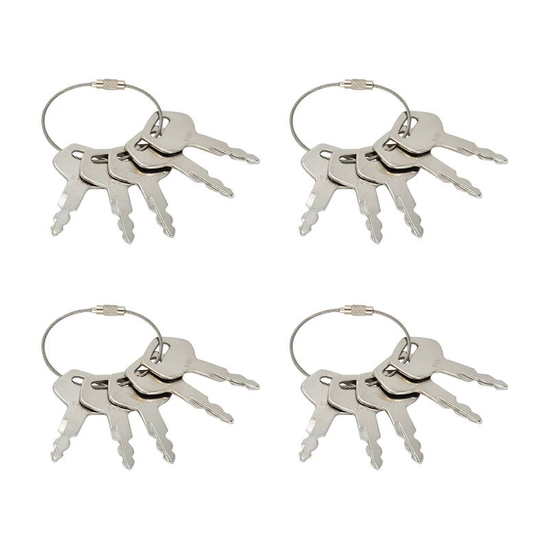 20PCS Ignition Keys S450 KHR3079 Compatible with Case Excavator CX130 CX130B CX160 CX160B CX210 CX210B CX240 CX240B CX330