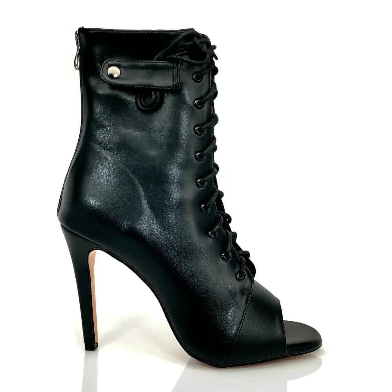 Black Salsa Heels Dance Shoes Women Latin Dance Boots Black Bachata Salsa High Heel Ballroom Bachata Salsa Dance Shoes 4