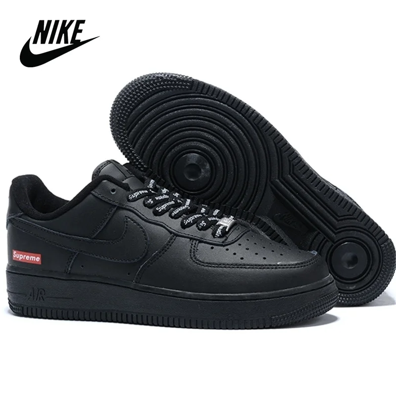 Original Nike Air Force 1 Low Sketch In White Black Style Low Top