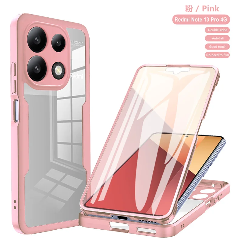 360° Full Shockproof Clear Protective Case with Screen Guard