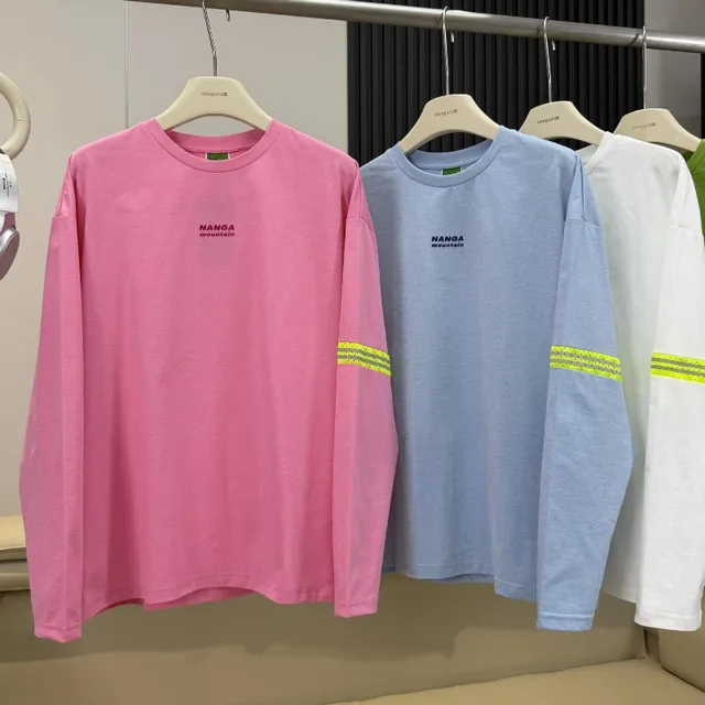 T-shirt unisexe à manches longues à séchage rapide, avec bande réfléchissante, col rond, haut léger pour le cyclisme, la randonnée, le camping, les sports de plein air 1