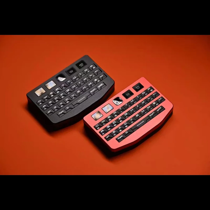블랙베리 P9981/Q10 미니 키보드(트랙패드 포함) 블루투스 USB 듀얼 모드 Dpi 10단 속도 조정 모든 키가 충돌하지 않음