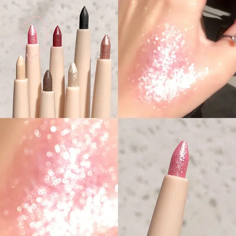 Diamond Lying Silkworm Eyeliner Gel Pen Makeup Eyeshadow Stick Liquid Nude Shadow Waterproof Highlight