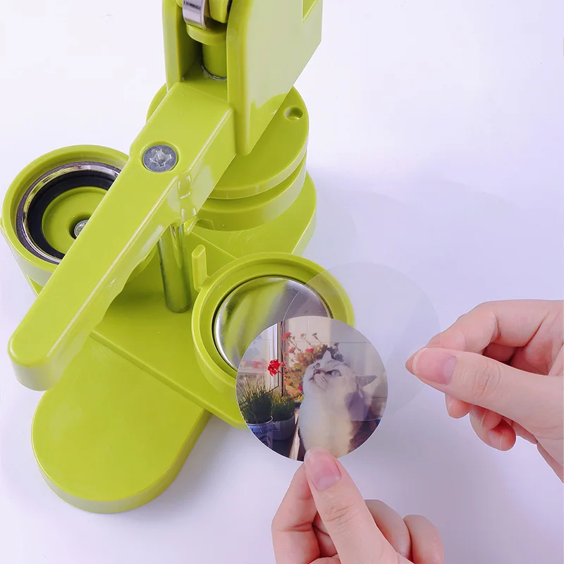 32/44/58MM Badge Pin Button Maker Machine DIY Pin Badges Punching Press Button Maker Machine