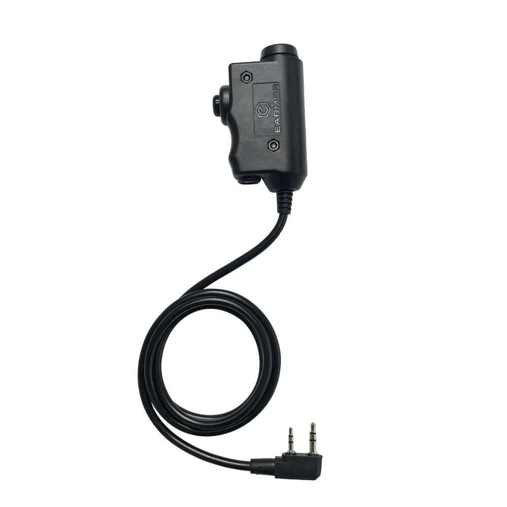 OPSMEN EARMOR M51 push-to-talk PTT Adapter M31 M32 Airsoft Tactical Headset Kenwood Plug Tactical Headset Accessory walkie talkie headset