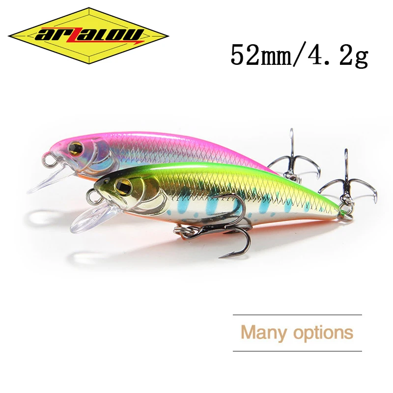 

Japan Hot Model Sinking Minnow Fishing Lures 52mm 4.5g Jerkbait Bass Pike Carkbait Wobblers Swimbait Professional Hard Bait