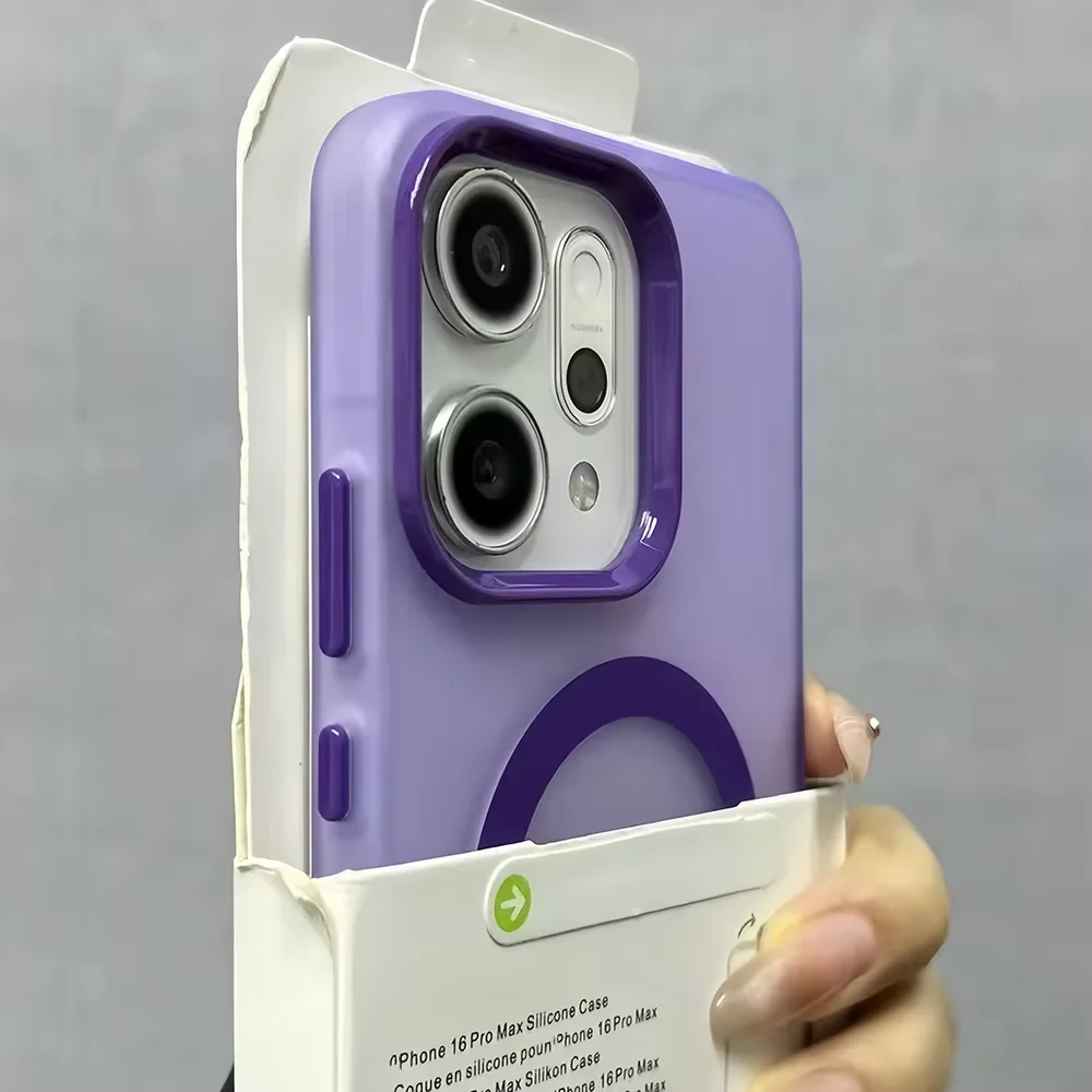 Matte Candy Magnetic Phone Case with Magsafe Wireless Charging and Shockproof Protection
