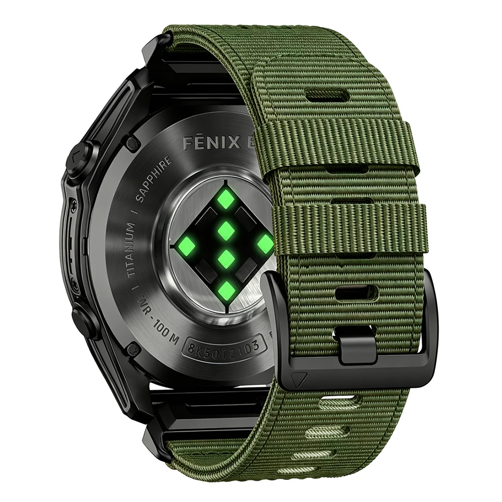 Premium QuickFit Nylon Strap - 26mm/22mm - Versatile Sport Bracelet