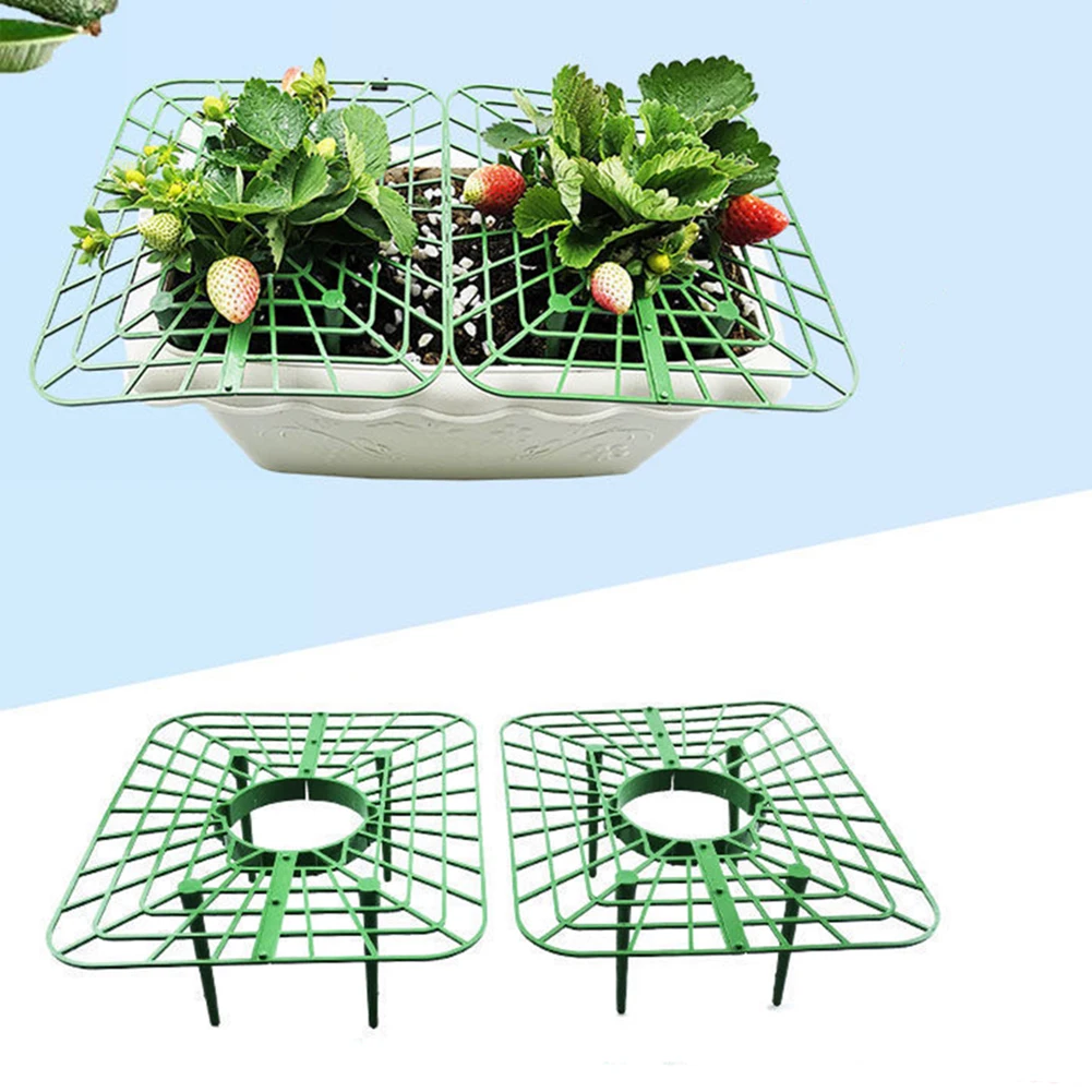 

5/10pcs Strawberry Stand Frame Holder Balcony Planting Rack Fruit Support Plant Flower Climbing Vine Pillar Gardening Stand