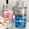 Straight Laundry Detergent Dispenser with Labels Laundry Room Orgnization for Luandry pods Powders Softener Dispenser Jar 6