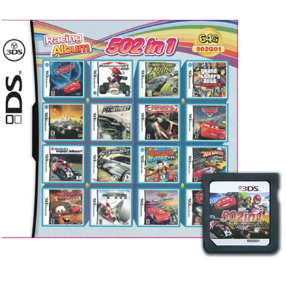 Hochwertige Videospielkarte Multi Games 4300 in 1 Zusammenstellung DS NDS 3DS 3DS NDSL Game Cartridge Card Handheld Player (R4-Karte) – Detail 8