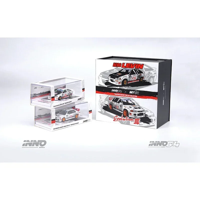 

INNO 1:64 MY64 Corolla AE86 Levin Lancer Evolution 3 Diecast Diorama Car Model Collection Miniature Carros Toys