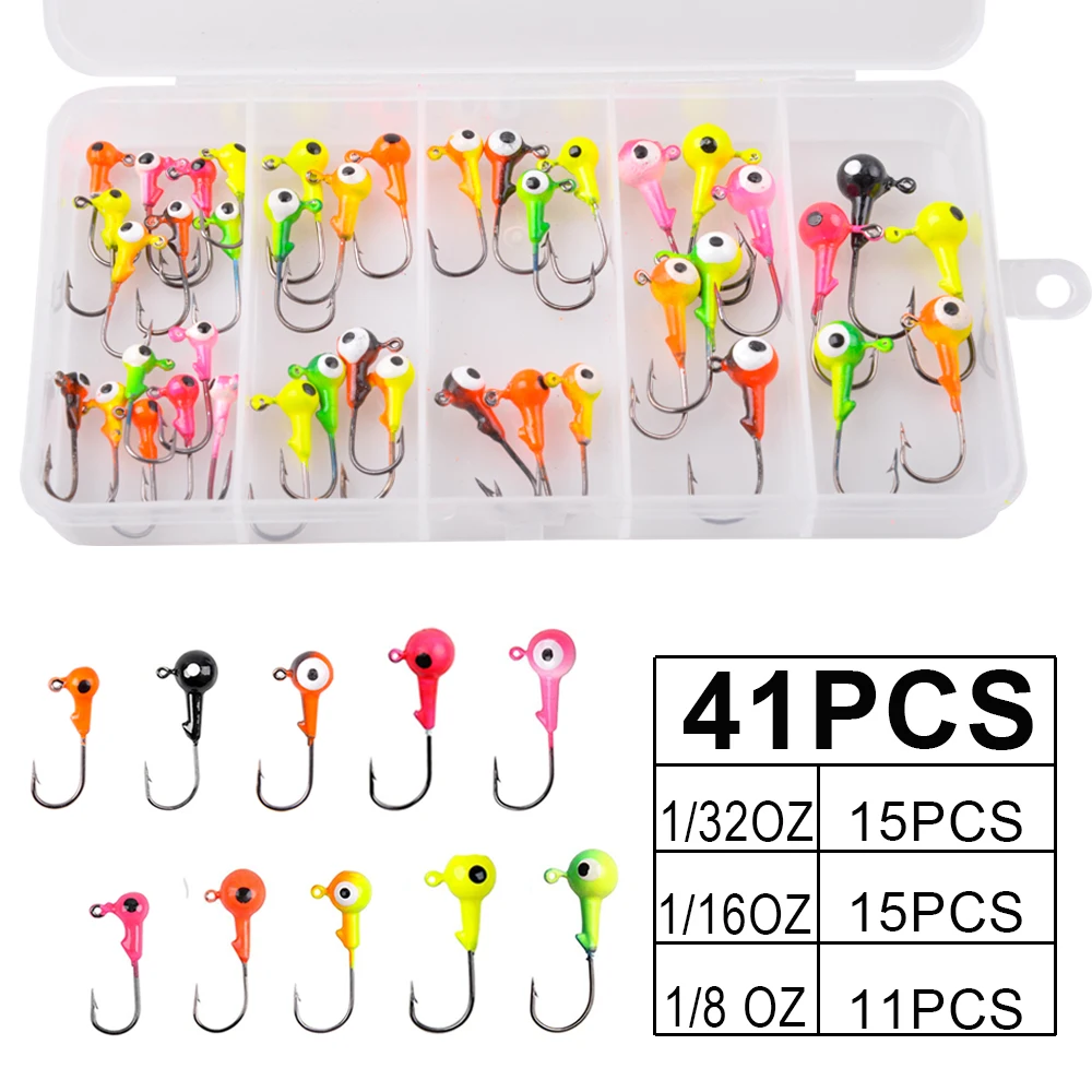 Jig Heads for Fishing hooks Paint Worm Lure Saltwater Jig Head