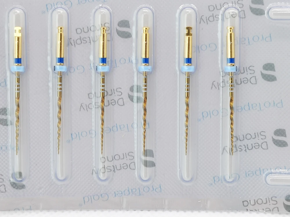 Dental Rotary Files 1PKS Dental Protaper Gold Rotary Instrument Heat Activation Flexible Engine Files For Root Canal Tool Dentistry Material