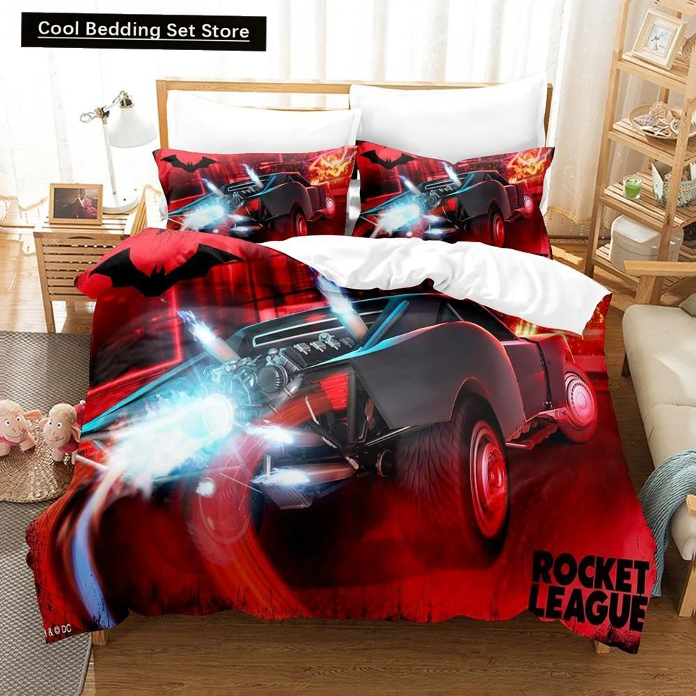 Parure De Lit Enfant Pottery Barn - Fusées (Rocket) - 86x84 - Double/Reine - Coton