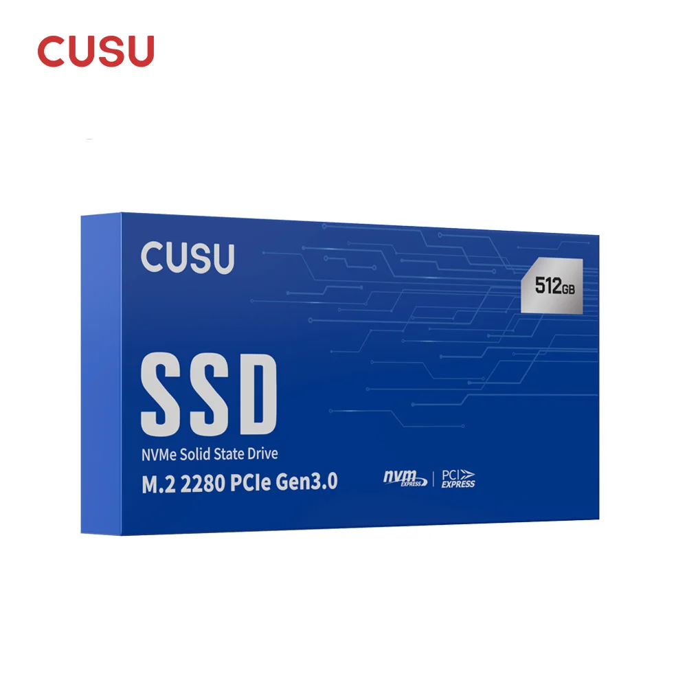 CUSU NVMe SSD M2 512GB 1TB 2TB 256GB SSD M.2 2280 PCIe3.0 Solid