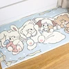 Cartoon Cute Girl Bedroom Bedside Carpet Animal Pattern Living Room Sofa Long Rug Kawaii Children's Floor Mat Plush Soft Mats IG 5
