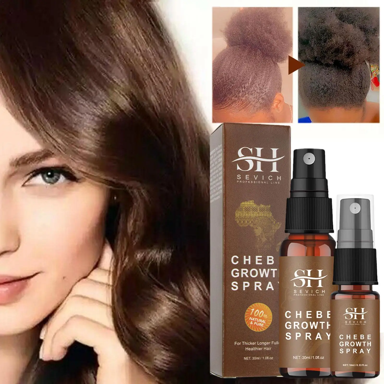 African Hair Growth Product Chebe Growth Spray Hair Growth Oil Anti