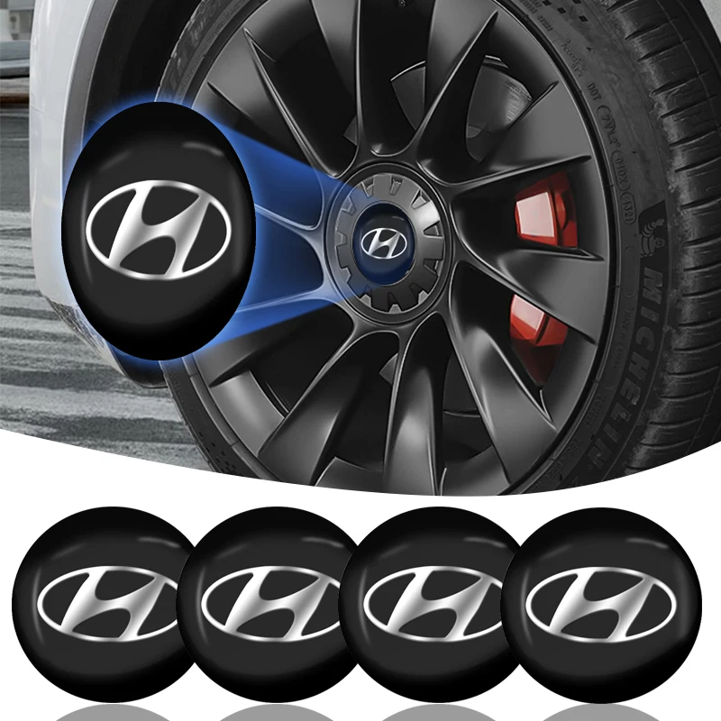 Car Wheel Center Hub Rims Caps Covers Sticker Products for Hyundai