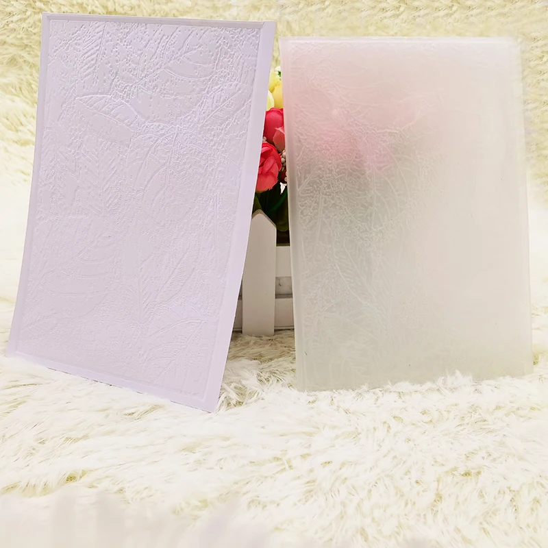 New Leaf 3d Embossed Plastic Embossed Folder for Card Making Scrapbooking Diy Craft Decoration Articles