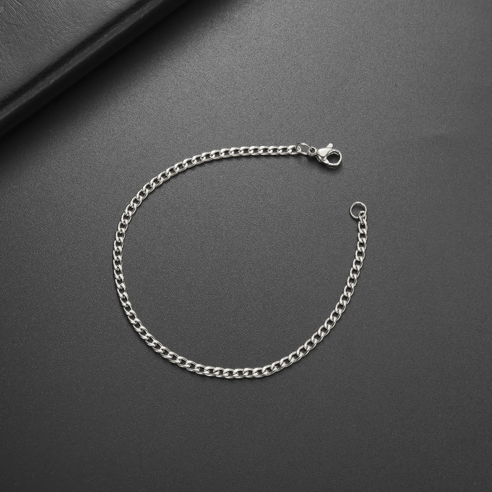 Lucktune Stainless Steel Cuban Link Chain Bracelet 3-10 MM