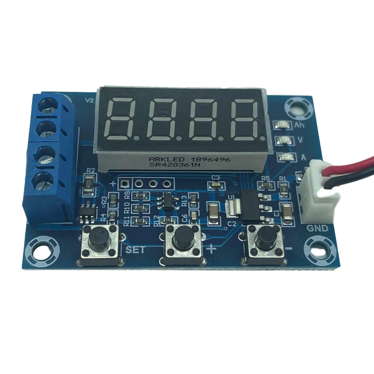 XH-M354 배터리 용량 측정 모듈, 리튬 배터리 실제 용량용 LED 디지털 측정 모듈
