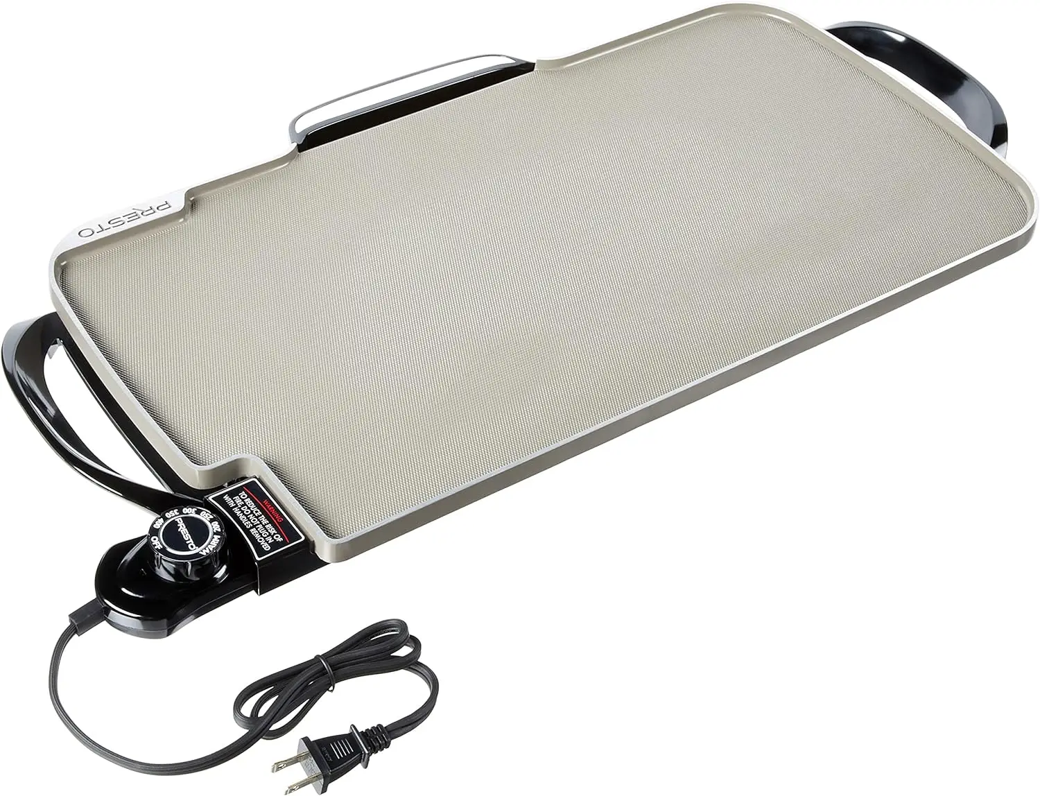 NEW 07062-22-Inch Ceramic Removable Handles Electric Griddle, 22 Inch, Black 4