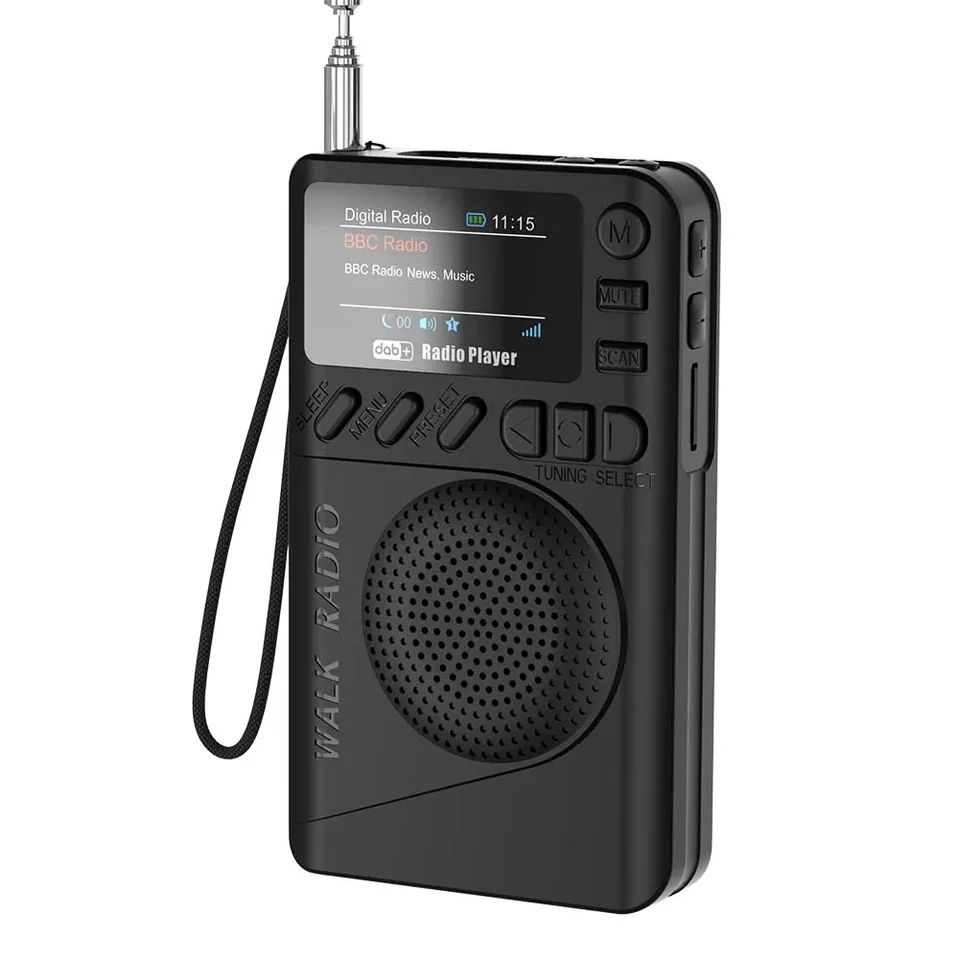 Compact Portable DAB FM Bluetooth Radio Speaker
