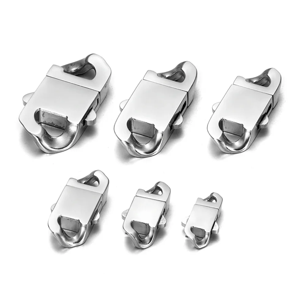 AHQiZFX 2 Prolunghe per Catena, Braccialetto di Sicurezza Dorato, Catena di Prolunga per Donna, in Argento, per Collane, Gioielli Fai da Te, Poliestere Metallo