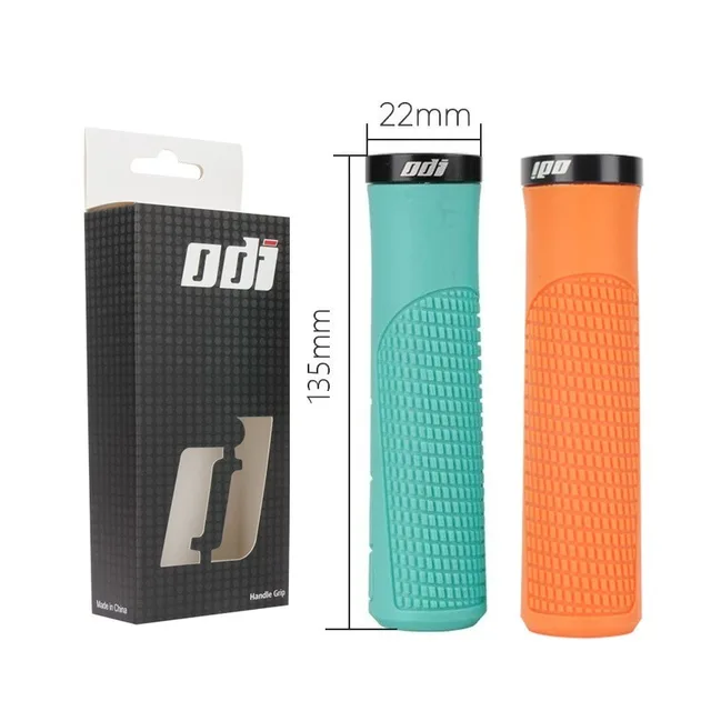 Black bike grips handle lock on cuffs Anti Slip Shock Absorber Rubber Bicycle Handlebar Grips Mountain road bike Handlebar cover