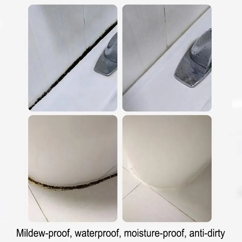 Marker Pen Tile Grout Marker Paint Pen Tile Repair Pen Art Pens Ceramic Tile Pen Wall Grout Restorer Pen Repair Marker Grout Filler for Restoring Tile Wall Floor Bathrooms Kitchen White