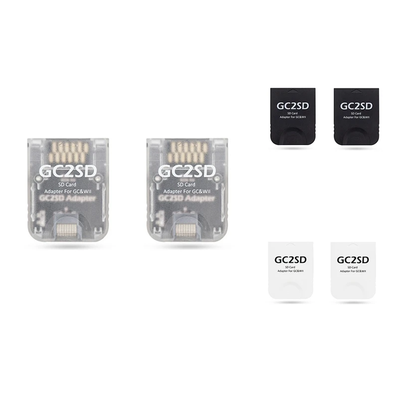 2Pcs GC2SD Micro SD Card GC2SD GC To SD Card Adapter For Nintendo