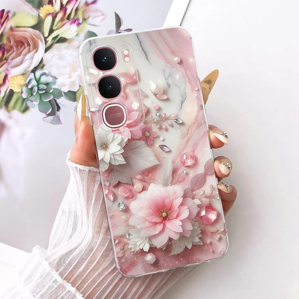 Elegant Flower Butterfly Soft Silicone Phone Case - Premium Back Cover