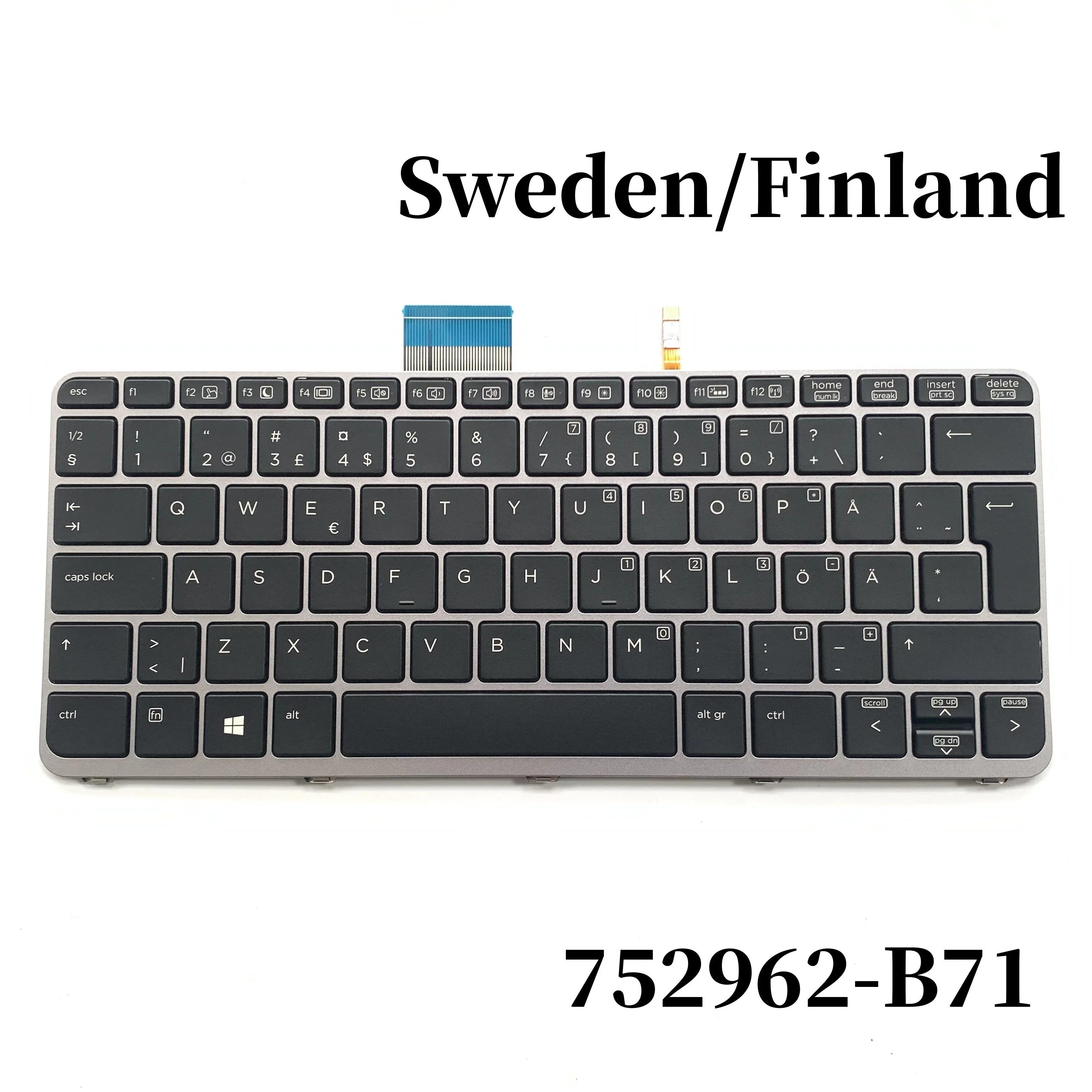Premium Silver Backlit Keyboard