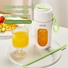 340ML Portable Blender Electric Juicer 12 Blades Fruit Mixers 2600mAh USB Rechargeable Smoothie Juicer Cup Squeezer Juice Maker 6