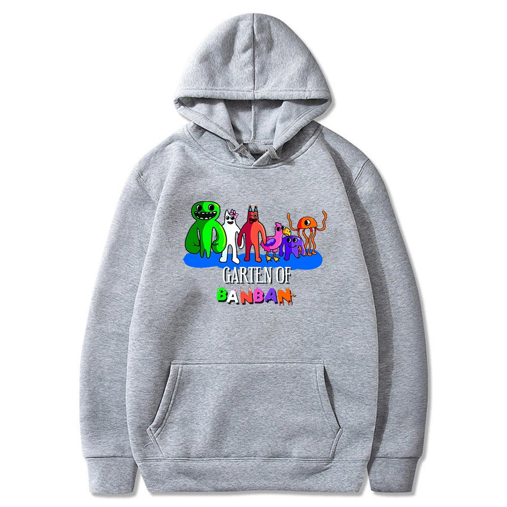 Garten of Banban 2023 Cartoon Game Hoodie Unisex Long Sleeve Men Women Hooded Sweatshirt Harajuku Streetwear Funny Clothes