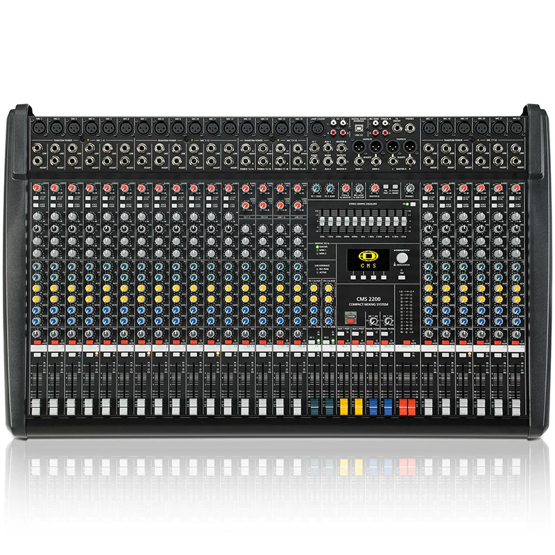 CMS2200-3 Professional 22 Channel Audio Mixer interface Sound console Mixing CMS2200 CMS 2200 for DJ Live Show Stage Performance
