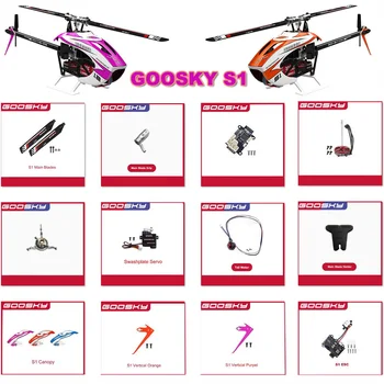Ricambi per Elicottero RC GOOSKY S1: Pale Principali, Asta Coda, Albero Principale, Piatto Oscillante, ESC, Controllore di Volo e Accessori di Ricambio