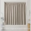 Punch Free Blackout Curtain No-punch Adhesive Easy to Install Portable Insulated Window Curtain for Bedroom Dorm Living Room 1Pc 3