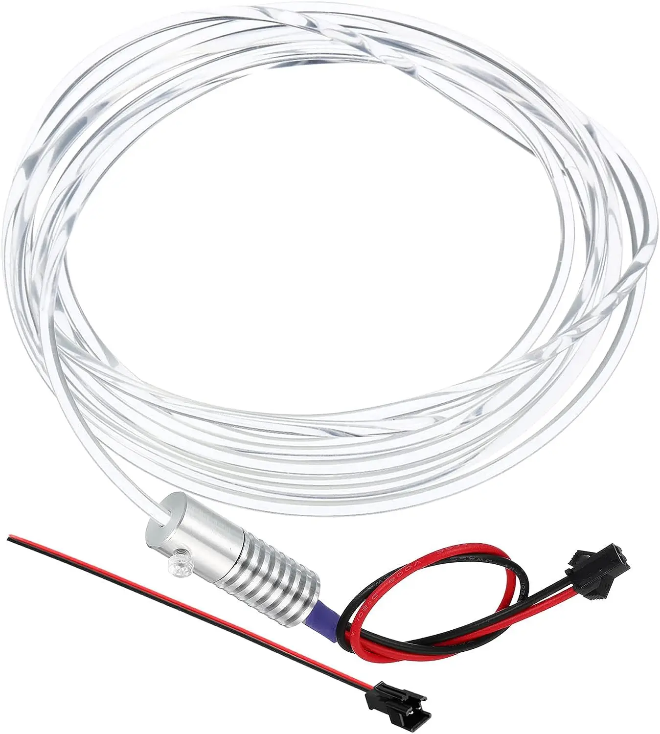 mini 1.5W 12v car led projector light source engine light generator light + 2 Meters 3mm(Dia.) Skirt Side Glow optical fiber cable