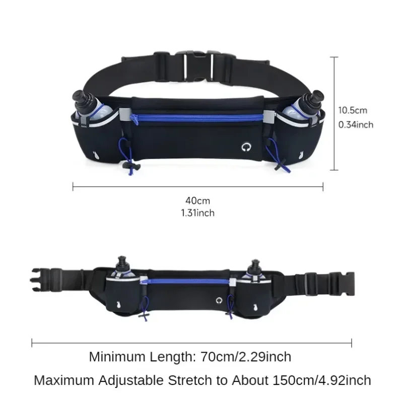 Running Bags Men and Women Waist Belt Bag Sports Fanny Pack Mobile Phone Holder Gym Running Cell Phone Jogging Run Cycling Bag 2