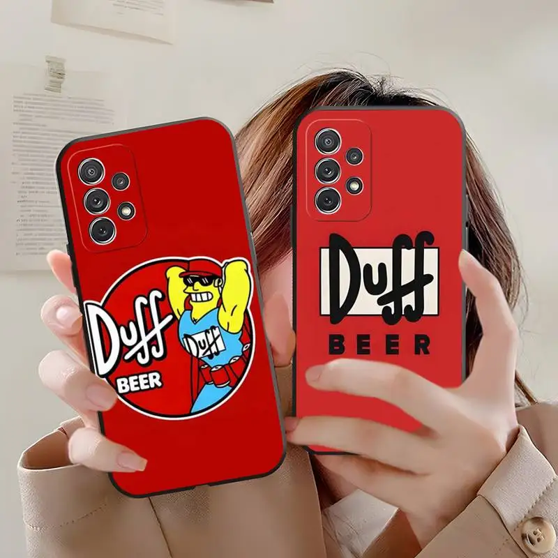 Unico Divertente Duff Beer Cassa Del Telefono Fonda Per Samsung A21 A01 A02 A6S A10 A10S A11 A12 A20E A20C A21S A22 A33 A7 A8 Della Copertura Posterio